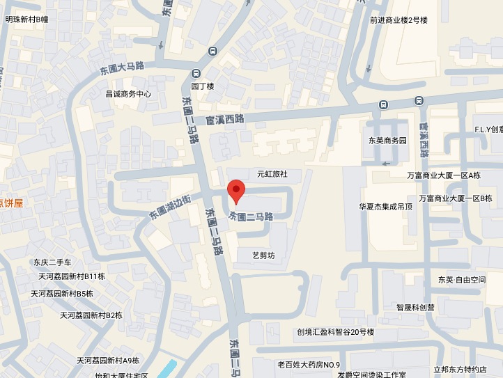 Location reference map with a red marker near Dongpu Ermalu